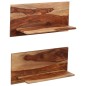 vidaXL Estantes de pared 2 uds madera maciza de sheesham 58x26x20 cm vidaXL Estantes de pared 2 uds madera maciza de sheesham 58x26x20 cm
