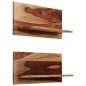 vidaXL Estantes de pared 2 uds madera maciza de sheesham 58x26x20 cm vidaXL Estantes de pared 2 uds madera maciza de sheesham 58x26x20 cm