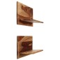 vidaXL Estantes de pared 2 uds madera maciza de sheesham 58x26x20 cm vidaXL Estantes de pared 2 uds madera maciza de sheesham 58x26x20 cm
