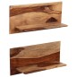 vidaXL Estantes de pared 2 uds madera maciza de sheesham 58x26x20 cm vidaXL Estantes de pared 2 uds madera maciza de sheesham 58x26x20 cm