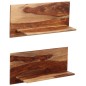 vidaXL Estantes de pared 2 uds madera maciza de sheesham 58x26x20 cm vidaXL Estantes de pared 2 uds madera maciza de sheesham 58x26x20 cm