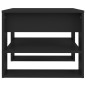 vidaXL Mesa de centro madera contrachapada negro 55,5x55x45 cm