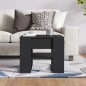vidaXL Mesa de centro madera contrachapada negro 55,5x55x45 cm