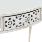vidaXL Mesa auxiliar estilo francés metal 82x39x76 cm blanca vidaXL Mesa auxiliar estilo francés metal 82x39x76 cm blanca