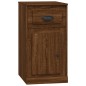 vidaXL Armario auxiliar y cajón madera contrachapada marrón 40x50x75cm vidaXL Armario auxiliar y cajón madera contrachapada marrón 40x50x75cm