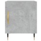vidaXL Mesitas noche 2 uds madera ingeniería gris hormigón 40x40x50 cm vidaXL Mesitas noche 2 uds madera ingeniería gris hormigón 40x40x50 cm