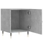 vidaXL Mesitas noche 2 uds madera ingeniería gris hormigón 40x40x50 cm vidaXL Mesitas noche 2 uds madera ingeniería gris hormigón 40x40x50 cm