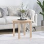 vidaXL Mesa de centro de madera maciza de pino Ø 55x45 cm vidaXL Mesa de centro de madera maciza de pino Ø 55x45 cm