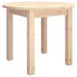 vidaXL Mesa de centro de madera maciza de pino Ø 55x45 cm vidaXL Mesa de centro de madera maciza de pino Ø 55x45 cm