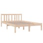 vidaXL Estructura de cama madera maciza 120x190 cm vidaXL Estructura de cama madera maciza 120x190 cm