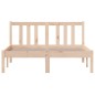 vidaXL Estructura de cama madera maciza 120x190 cm vidaXL Estructura de cama madera maciza 120x190 cm
