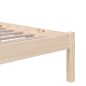 vidaXL Estructura de cama madera maciza 120x190 cm vidaXL Estructura de cama madera maciza 120x190 cm