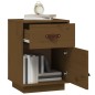 vidaXL Mesitas de noche 2 uds madera de pino marrón miel 40x34x55 cm vidaXL Mesitas de noche 2 uds madera de pino marrón miel 40x34x55 cm