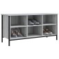 vidaXL Mueble zapatero madera contrachapada gris Sonoma 100x35x50 cm vidaXL Mueble zapatero madera contrachapada gris Sonoma 100x35x50 cm