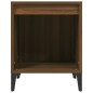 vidaXL Mesita de noche roble marrón 40x35x50 cm vidaXL Mesita de noche roble marrón 40x35x50 cm