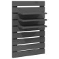 vidaXL Estantes mesitas de pared 2 uds madera maciza de pino gris vidaXL Estantes mesitas de pared 2 uds madera maciza de pino gris