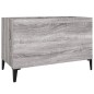 vidaXL Mueble discos madera contrachapada gris sonoma 74,5x38x48 cm vidaXL Mueble discos madera contrachapada gris sonoma 74,5x38x48 cm