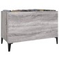 vidaXL Mueble discos madera contrachapada gris sonoma 74,5x38x48 cm vidaXL Mueble discos madera contrachapada gris sonoma 74,5x38x48 cm