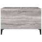 vidaXL Mueble discos madera contrachapada gris sonoma 74,5x38x48 cm vidaXL Mueble discos madera contrachapada gris sonoma 74,5x38x48 cm