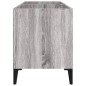 vidaXL Mueble discos madera contrachapada gris sonoma 74,5x38x48 cm vidaXL Mueble discos madera contrachapada gris sonoma 74,5x38x48 cm