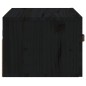 vidaXL Mesita de noche de pared negro 40x29,5x22 cm vidaXL Mesita de noche de pared negro 40x29,5x22 cm