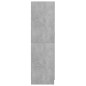 vidaXL Armario de madera contrachapada gris hormigón 82,5x51,5x180 cm vidaXL Armario de madera contrachapada gris hormigón 82,5x51,5x180 cm