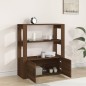 vidaXL Aparador de madera contrachapada marrón roble 80x30x90 cm vidaXL Aparador de madera contrachapada marrón roble 80x30x90 cm