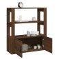 vidaXL Aparador de madera contrachapada marrón roble 80x30x90 cm vidaXL Aparador de madera contrachapada marrón roble 80x30x90 cm