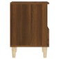 vidaXL Mesita de noche roble marrón 40x35x50 cm vidaXL Mesita de noche roble marrón 40x35x50 cm