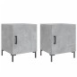 vidaXL Mesitas noche 2 uds madera ingeniería gris hormigón 40x40x50 cm vidaXL Mesitas noche 2 uds madera ingeniería gris hormigón 40x40x50 cm