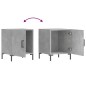 vidaXL Mesitas noche 2 uds madera ingeniería gris hormigón 40x40x50 cm vidaXL Mesitas noche 2 uds madera ingeniería gris hormigón 40x40x50 cm