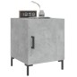 vidaXL Mesitas noche 2 uds madera ingeniería gris hormigón 40x40x50 cm vidaXL Mesitas noche 2 uds madera ingeniería gris hormigón 40x40x50 cm
