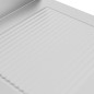 vidaXL Armario de cocina comercial con escurridor de acero inoxidable