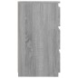 vidaXL Mesitas de noche 2 uds contrachapado gris Sonoma 40x35x62,5 cm vidaXL Mesitas de noche 2 uds contrachapado gris Sonoma 40x35x62,5 cm