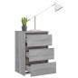 vidaXL Mesitas de noche 2 uds contrachapado gris Sonoma 40x35x62,5 cm vidaXL Mesitas de noche 2 uds contrachapado gris Sonoma 40x35x62,5 cm