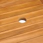 vidaXL Conjunto de comedor de jardín 5 piezas madera maciza de teca vidaXL Conjunto de comedor de jardín 5 piezas madera maciza de teca