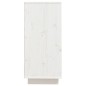 vidaXL Aparador de madera maciza de pino blanco 60x34x75 cm vidaXL Aparador de madera maciza de pino blanco 60x34x75 cm