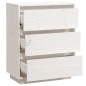 vidaXL Aparador de madera maciza de pino blanco 60x34x75 cm vidaXL Aparador de madera maciza de pino blanco 60x34x75 cm