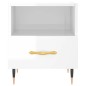 vidaXL Mesita noche 2 uds madera ingeniería blanco brillo 40x35x47,5cm vidaXL Mesita noche 2 uds madera ingeniería blanco brillo 40x35x47,5cm