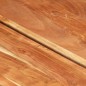 vidaXL Mesa de centro de madera maciza de acacia 142x90x42 cm vidaXL Mesa de centro de madera maciza de acacia 142x90x42 cm