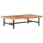 vidaXL Mesa de centro de madera maciza de acacia 142x90x42 cm vidaXL Mesa de centro de madera maciza de acacia 142x90x42 cm