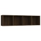 vidaXL Estantería/mueble de TV madera roble marrón 143x30x36 cm vidaXL Estantería/mueble de TV madera roble marrón 143x30x36 cm