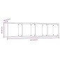 vidaXL Estantería/mueble de TV madera roble marrón 143x30x36 cm vidaXL Estantería/mueble de TV madera roble marrón 143x30x36 cm