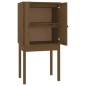 vidaXL Aparador alto madera maciza de pino marrón miel 60x40x120 cm vidaXL Aparador alto madera maciza de pino marrón miel 60x40x120 cm