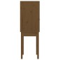 vidaXL Aparador alto madera maciza de pino marrón miel 60x40x120 cm vidaXL Aparador alto madera maciza de pino marrón miel 60x40x120 cm