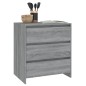 vidaXL Aparador de madera contrachapada gris Sonoma 70x41x75 cm