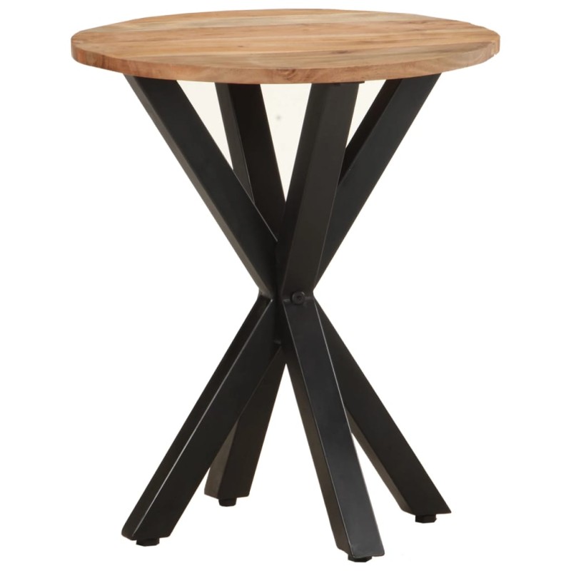 vidaXL Mesa auxiliar de madera maciza de acacia 48x48x56 cm vidaXL Mesa auxiliar de madera maciza de acacia 48x48x56 cm