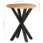 vidaXL Mesa auxiliar de madera maciza de acacia 48x48x56 cm vidaXL Mesa auxiliar de madera maciza de acacia 48x48x56 cm