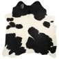 vidaXL Alfombra de piel de vaca real negro y blanco 150x170 cm vidaXL Alfombra de piel de vaca real negro y blanco 150x170 cm