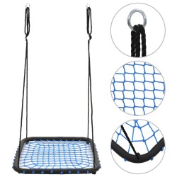 vidaXL Columpio 104x76 cm 200 kg azul